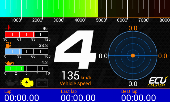 ECU MASTER - ADVANCED DIGITAL UNIT 5''