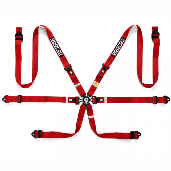 SPARCO 6 POINT HARNESS 2'' FIA - HANS ONLY