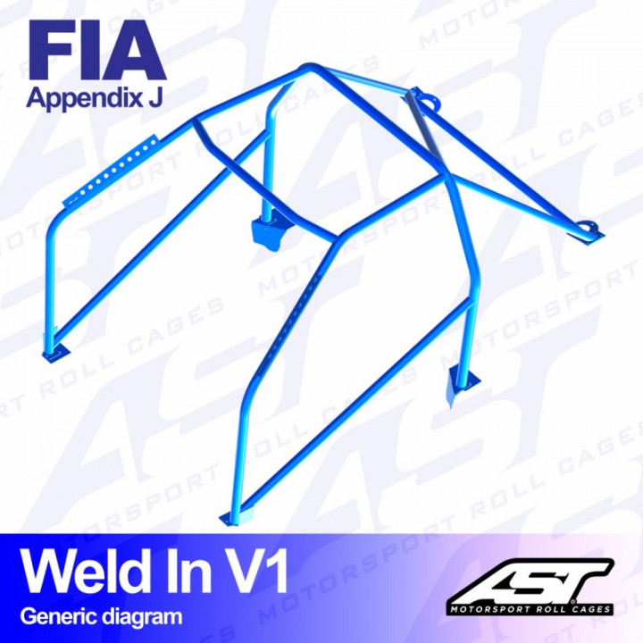 ROLL CAGE FIA V1 TYPE - CITROEN SAXO 