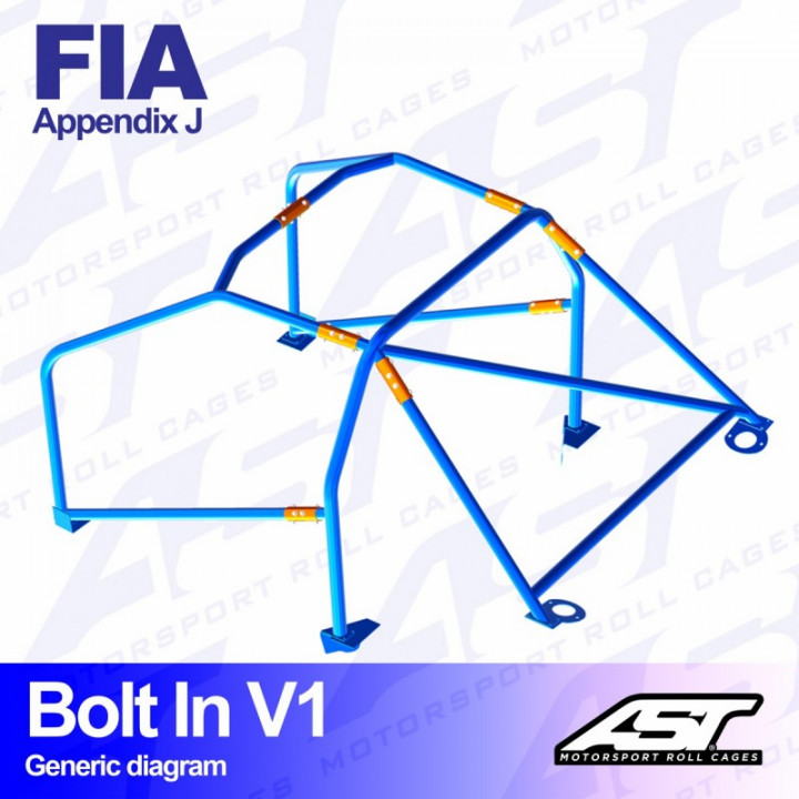 ROLL CAGE FIA V1 TYPE - CITROEN SAXO 